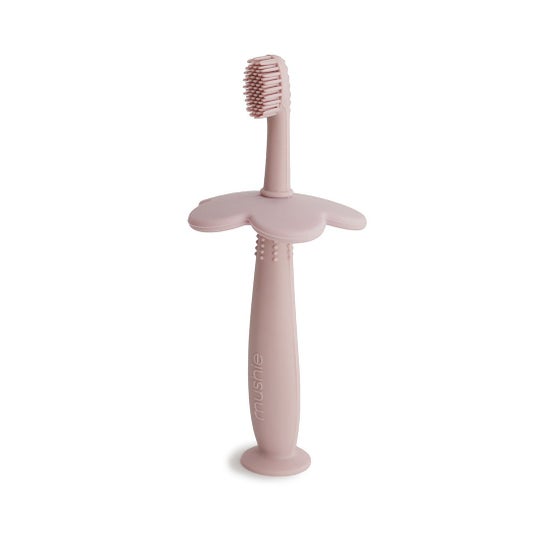 Mushie Cepillo de Dientes Didactico Rosa 1ud