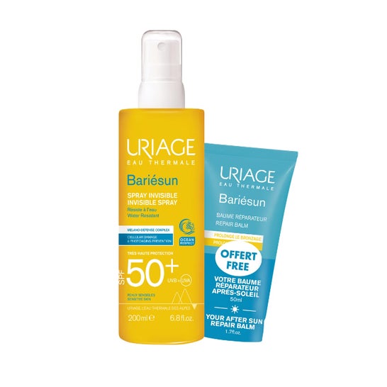 Spray Uriage Pack Spf50 200 Ml + Baume après soleil 50 Ml