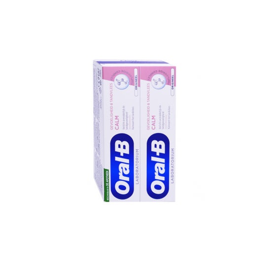 Oral-B Dentifrice Sensibilite & Gencives Calm 2x75ml