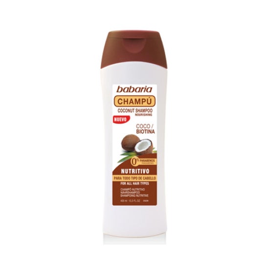 Babaria Coconut Nourishing All Hair Types Shampooing 400ml