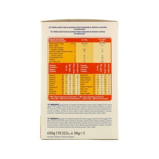 Nestlé Meritene® Force et Vitalité Saveur Café Décaféiné 15x30g