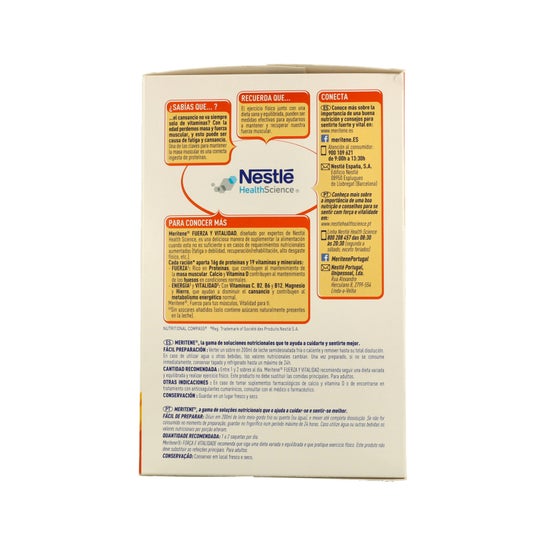 Nestlé Meritene® Force et Vitalité Saveur Café Décaféiné 15x30g