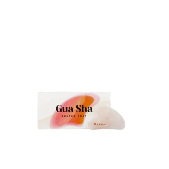 Banbu Gua Sha Quartz Rose 1 unité