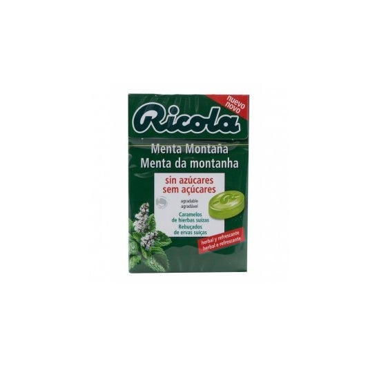 Ricola bonbons sans sucre à la menthe de montagne 50g