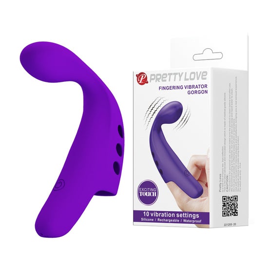 Pretty Love Gorgon Vibromasseur Doigt Rechargeable Violet 1ut