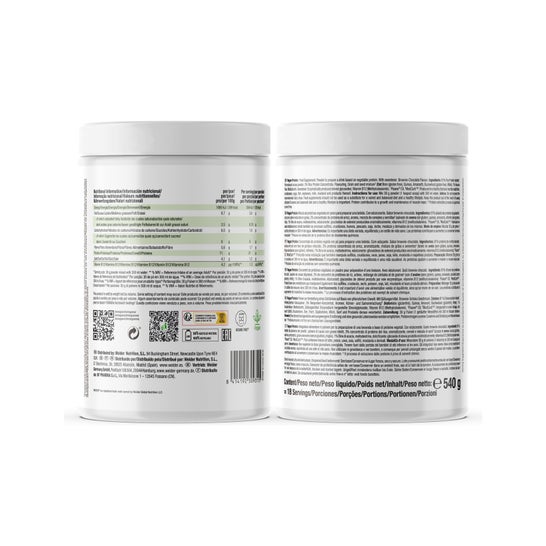 Chocolat protéiné végétal Weider 540g