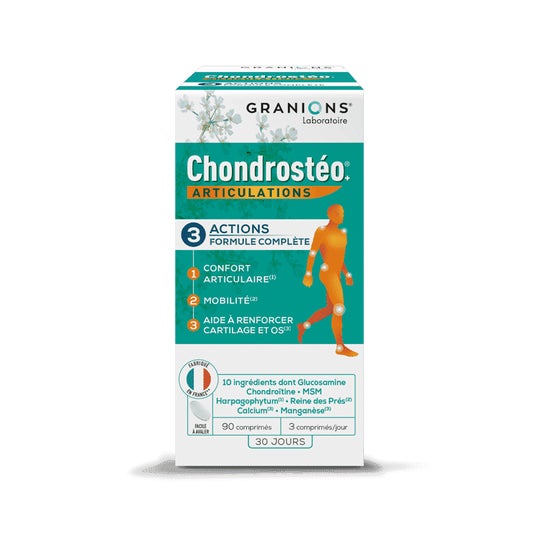 Granions Chondrostéo+ Articulations avec Glucosamine 90comp