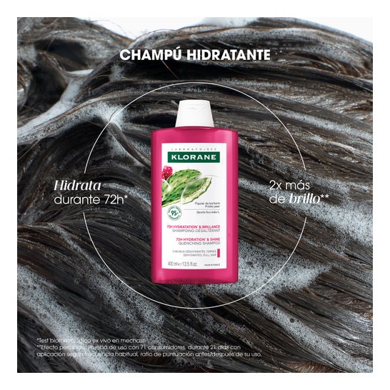 Klorane Shampoing Désaltérant Au Figuier De Barbarie 400ml