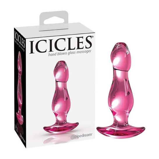 Icicles Number 73 Hand Blown Glass Massager 1ut
