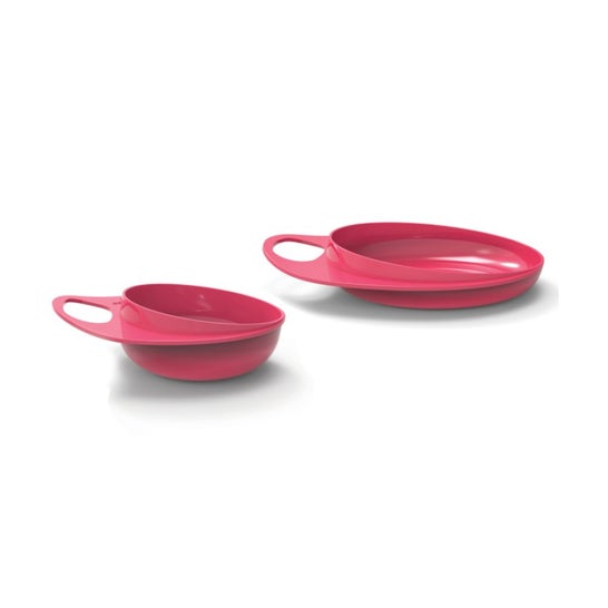 Nuvita Easy Eating Children's Bowl Rose 1 Unité