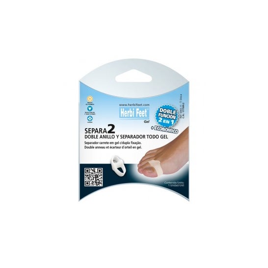 Separa2 Herbi Feet Enrouleur double anneau en silicone T- L 1 U