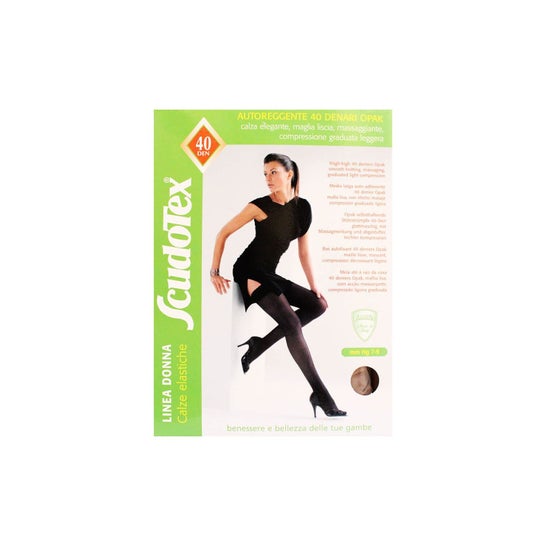 Scudotex 40 Bas Autofixant 4 Daim 1 Paire