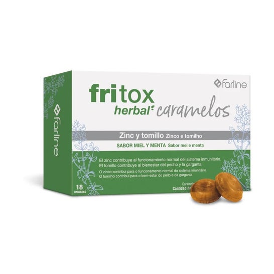 Farline Fritox Herbal Miel Menthe 18 unités