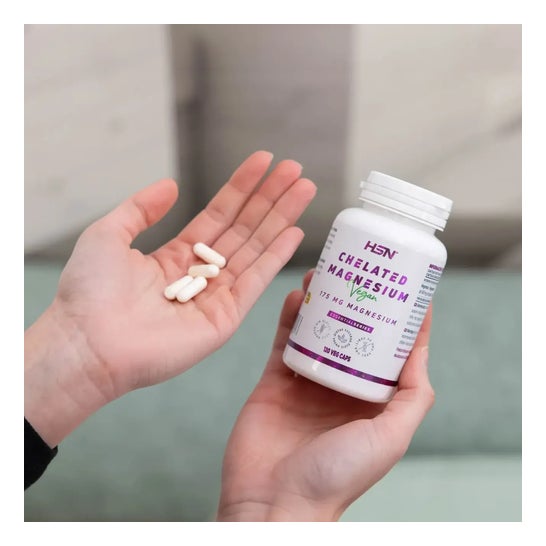 HSN Bisglicinato de Magnesio 175mg Magnesio 120vcaps