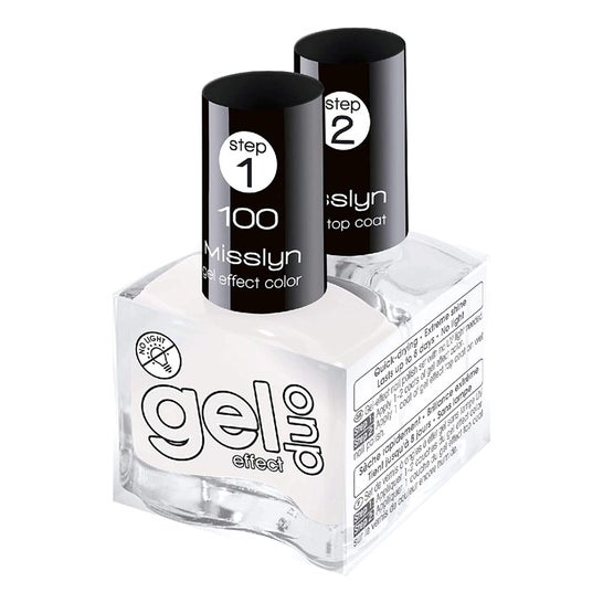 Vernis à ongles Misslyn Gel Effect Duo Pack 100