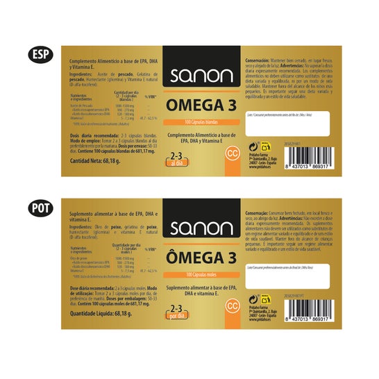 Sanon Omega 3 100 Capsules