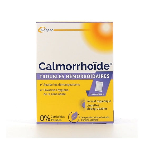 Calmorrhoïde Lingettes Troubles Hémorroïdaires 20unts