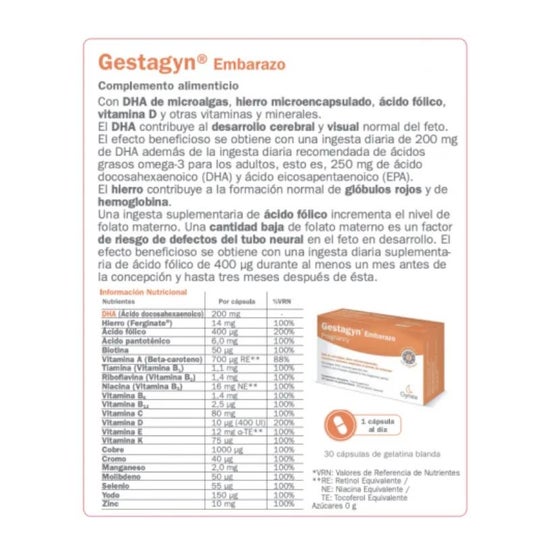 Gestagyn Grossesse 30 Gélules Gestagyn Grossesse 30 Gélules