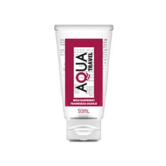 Aqua Travel Lubrifiant à Base d'Eau Arôme Framboise Sauvage 50ml