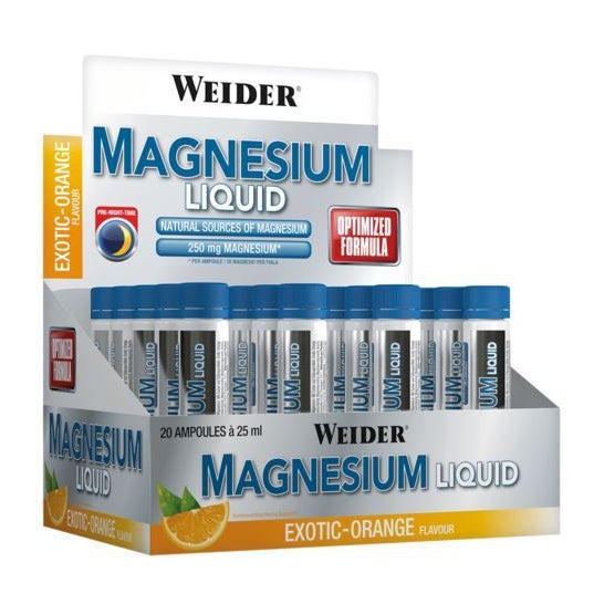 Weider Magnésium liquide 20x25ml