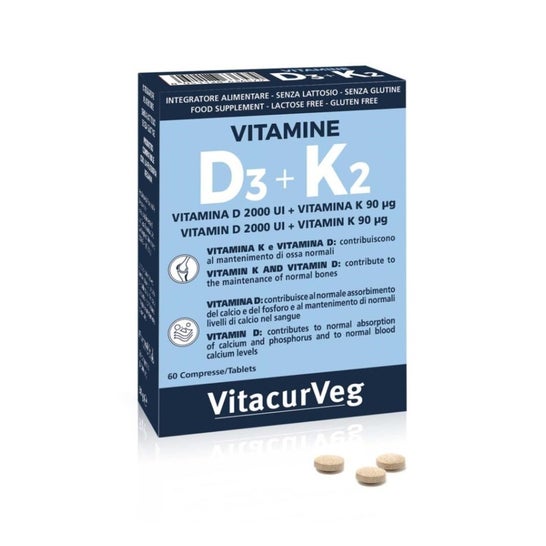 Pharmalife Vitamine D3+K2 Vitacurveg 60comp