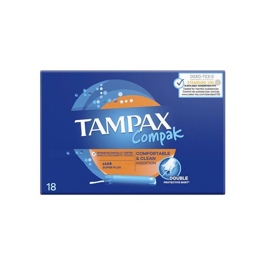 Tampax Compak Tampón Super Plus 18uds