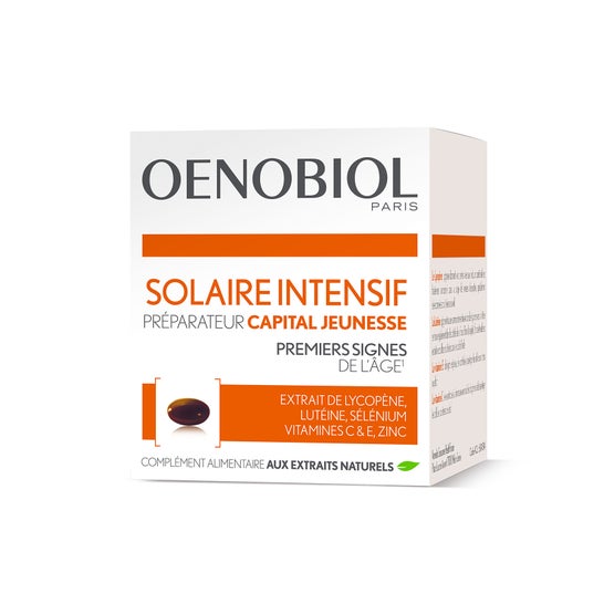 Oenobiol Solaire Intensif Préparateur Capital Jeunesse 30 Capsules