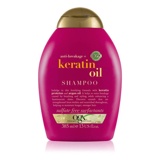 Ogx Shampooing à l'Huile de Kératine de Rose 385ml