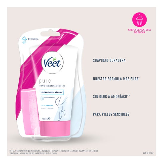 Crème de douche Veet pour peaux sensibles 150ml