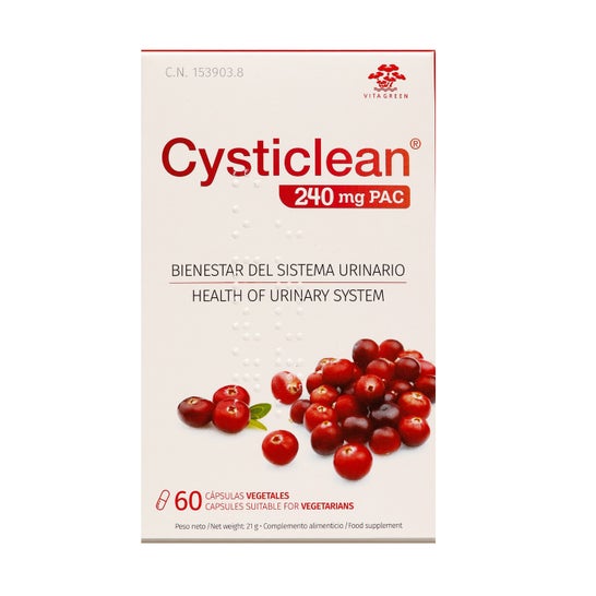 Cysticlean 240mg PAC 60 Capsules Végétales