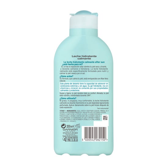 Garnier Delial Aftersun Leche Hidratante Aloe Vera 200ml