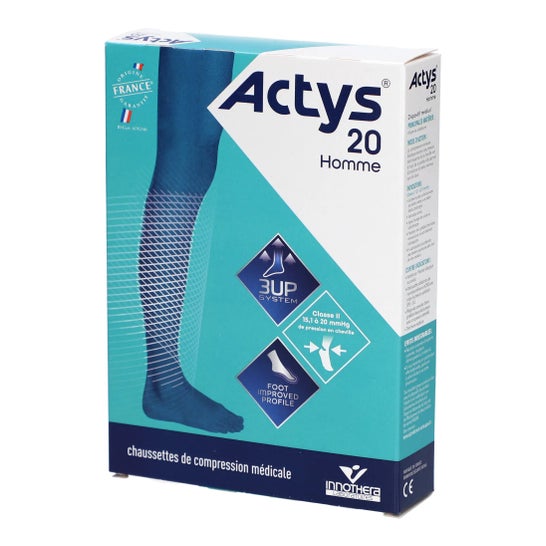 Actys 20 Homme Chaussette Noir Talla 2N 1 ud