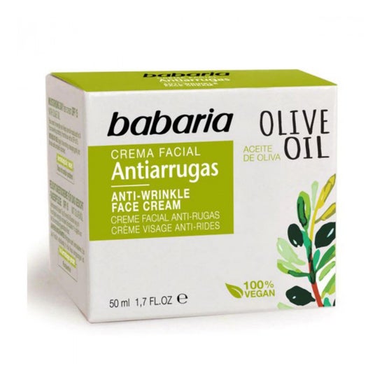 BABYARIA Crème de nuit anti-rides pour le visage à l'huile d'olive 50ml