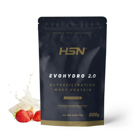 HSN Evohydro 2.0 Hydro Whey Fresa y Chocolate Blanco 500g