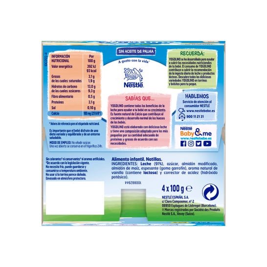Crème à biscuits Iogolino 100gx4uds