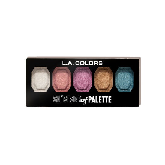 L.A. Colors Shimmer Eye Palette Eyeshadow Be Bright 11g