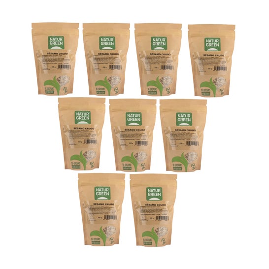 NaturGreen Pack Sésame Cru Eco 9x225g