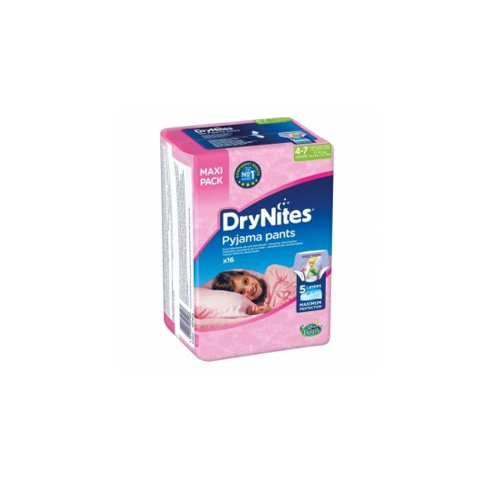Huggies Couches Couches Drynites Fille 4-7 ans 16u