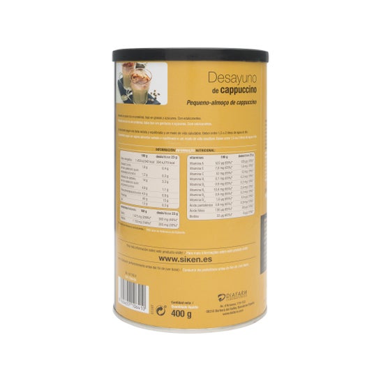 Siken Diet cappuccino petit déjeuner 400g