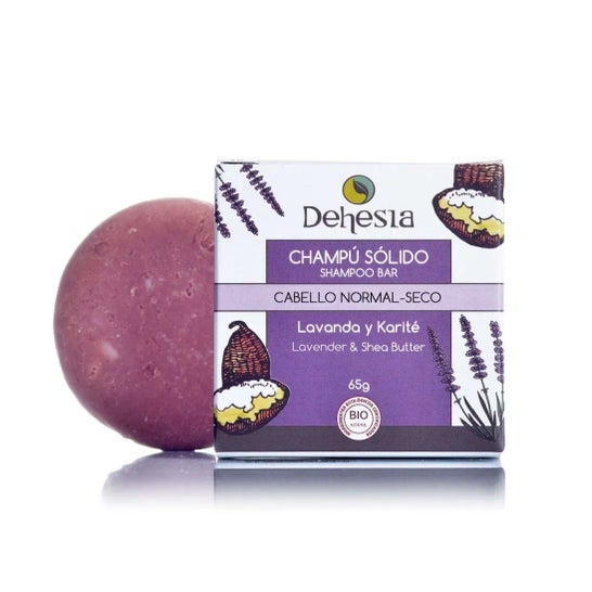 Dehesia Shampoing solide bio cheveux normaux à secs 65 g
