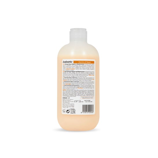 Babaria Shampooing Nutritif &amp; Réparateur Reset Cheveux Secs 500ml