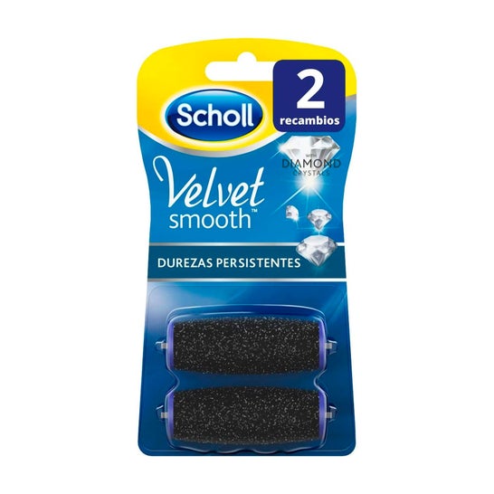Scholl Velvet Smooth Express Pedi Cristaux De Diamants 2 Unités