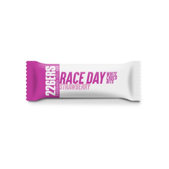 226Ers Race Day Bar Choco Bits White Chocolate Strawberry 40g