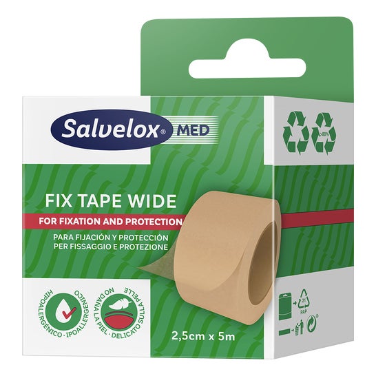 Salvelox Esparadrapo Hipoalérgico Med Fix Tape Ancho 1ud