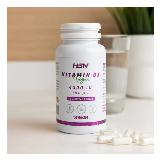 HSN Vitamina D3 Vegana 4000UI 120vcaps