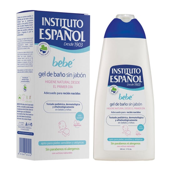 Instituto Español Bebe Gel de bain sans savon 500ml