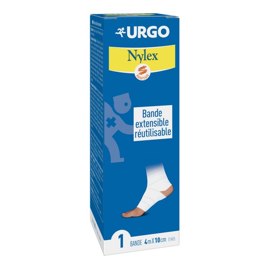 Urgo Nylex Bande Extensible Absorbante pour Pansement 4mx10cm