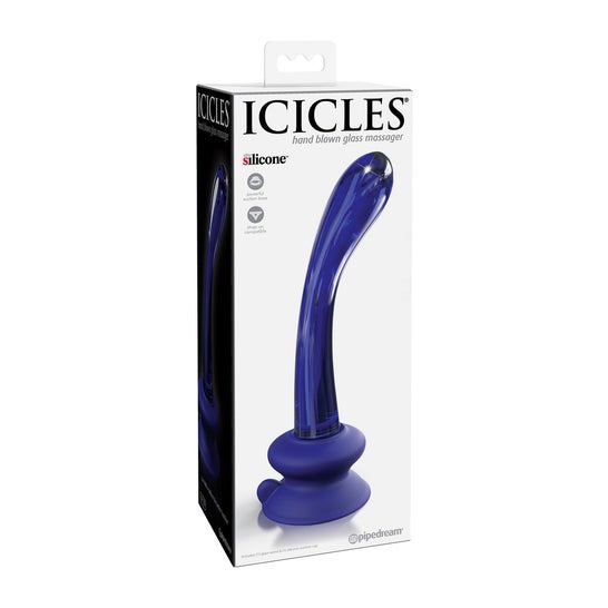 Icicles Number 89 Hand Blown Glass Massager 1ut