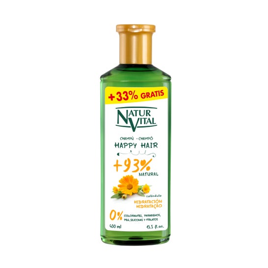 NaturVital Happy Hair Shampooing hydratant à 0% 500ml