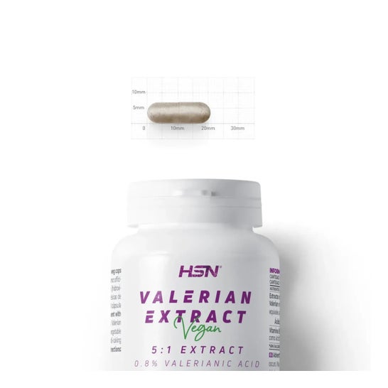 HSN Extracto de Valeriana 5:1 500mg 120vcaps